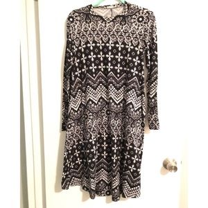 Black and White Dress